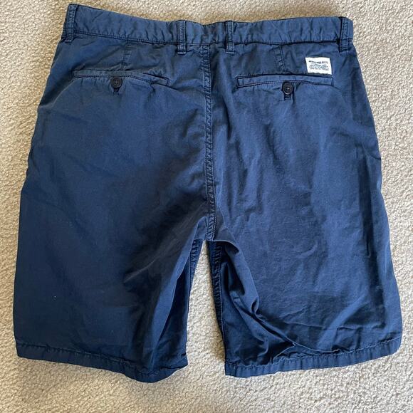 Norse Projects Aros Light Twill Shorts Blue (33) - Picture 5 of 7